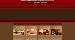 Desktop Screenshot of hoteljageerpalace.com