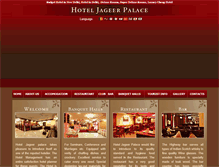 Tablet Screenshot of hoteljageerpalace.com